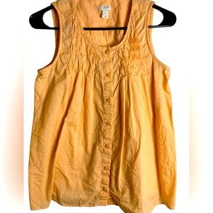 J crew sleeveless top.